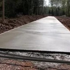 Строительство дорог с бетонным покрытием