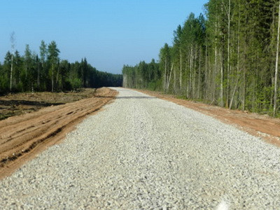 Строительство дорог с щебёночным покрытием